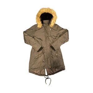 Grey  Anthrax Japanese Fur Parka Hoodie.